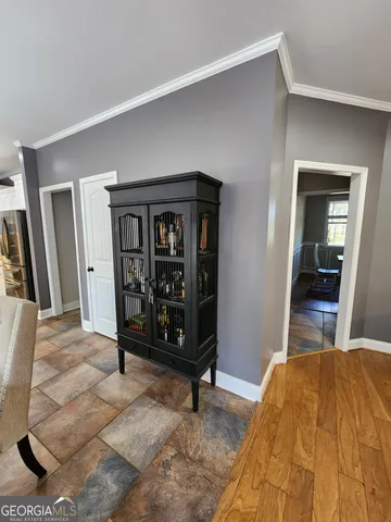 a bedroom with a bed and a cabinets