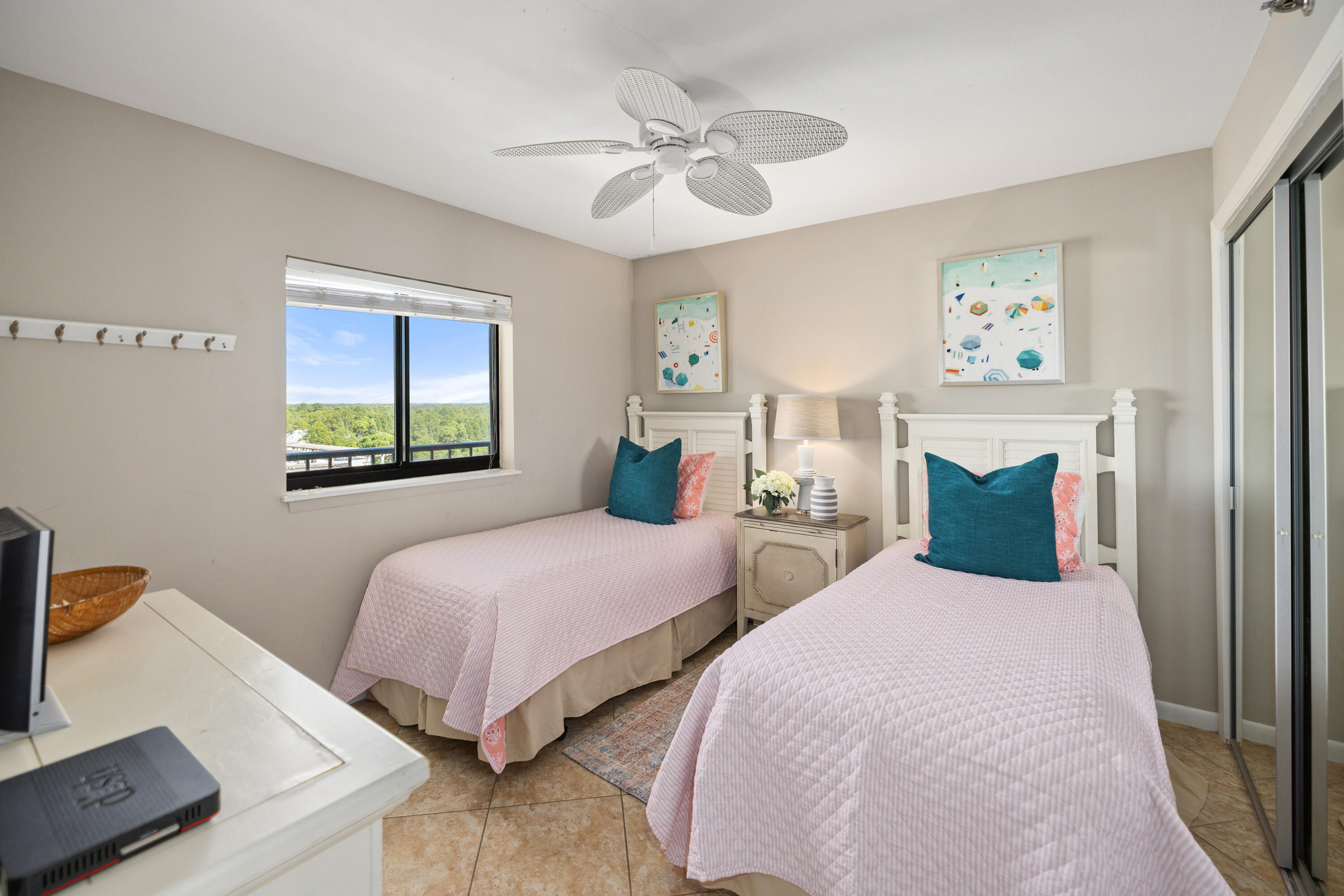 4100 East County Highway 30A, Unit 1003 Santa Rosa Beach, FL 32459 - Photo 14 of 24 a bedroom with two beds and a window