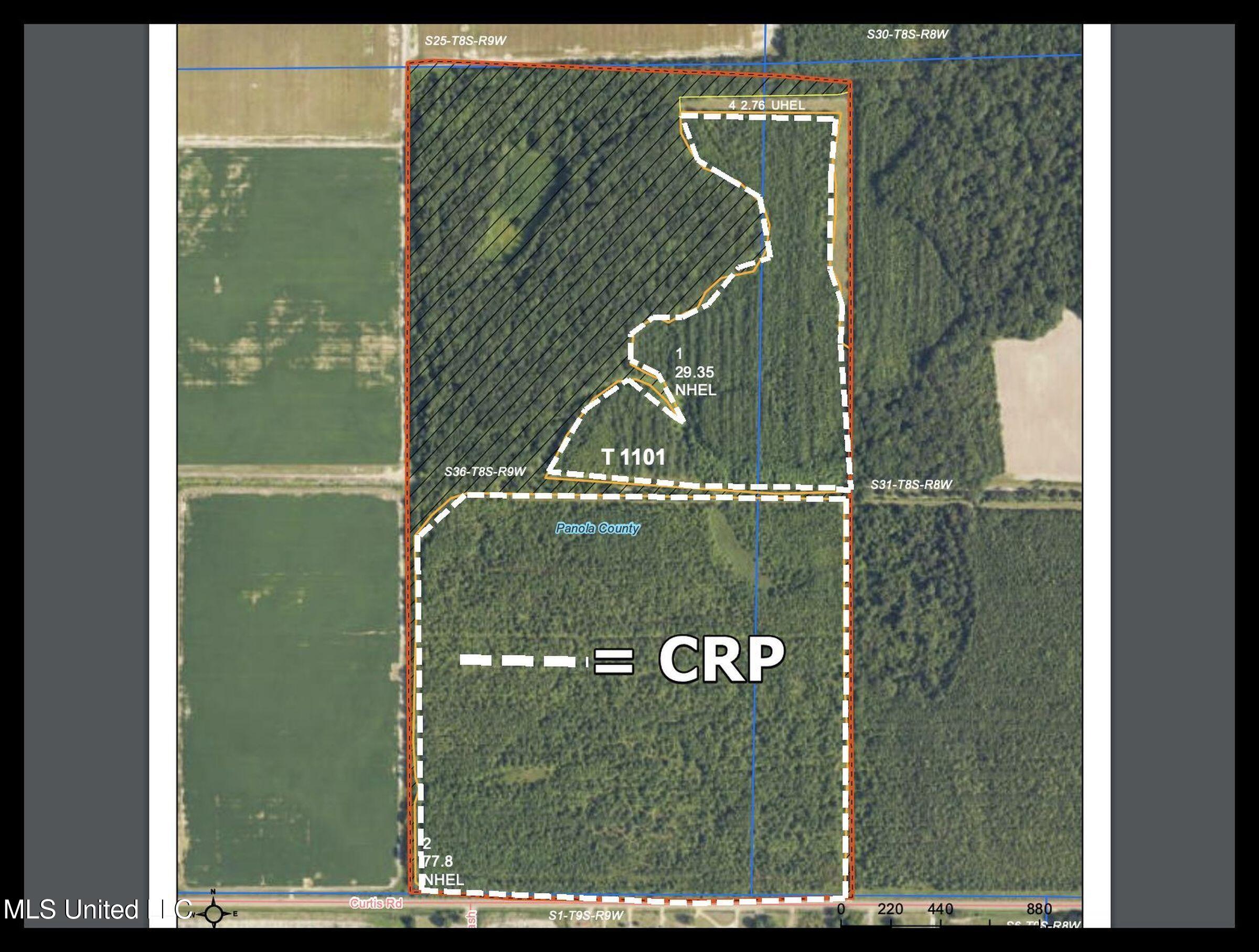 Curtis Road Batesville, MS 38606 - Photo 15 of 157 1 crp outlined - 160 AC curtis