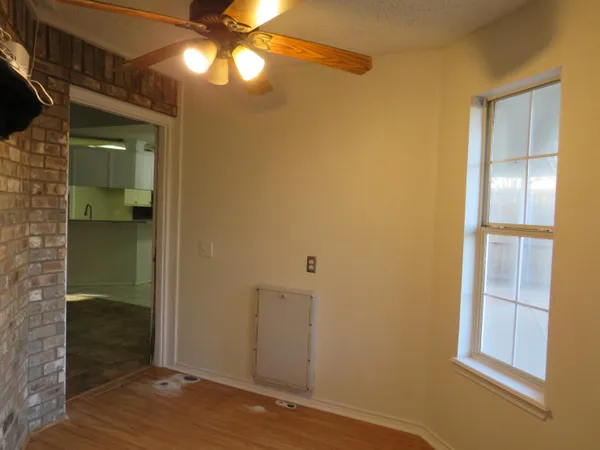 a view of empty room