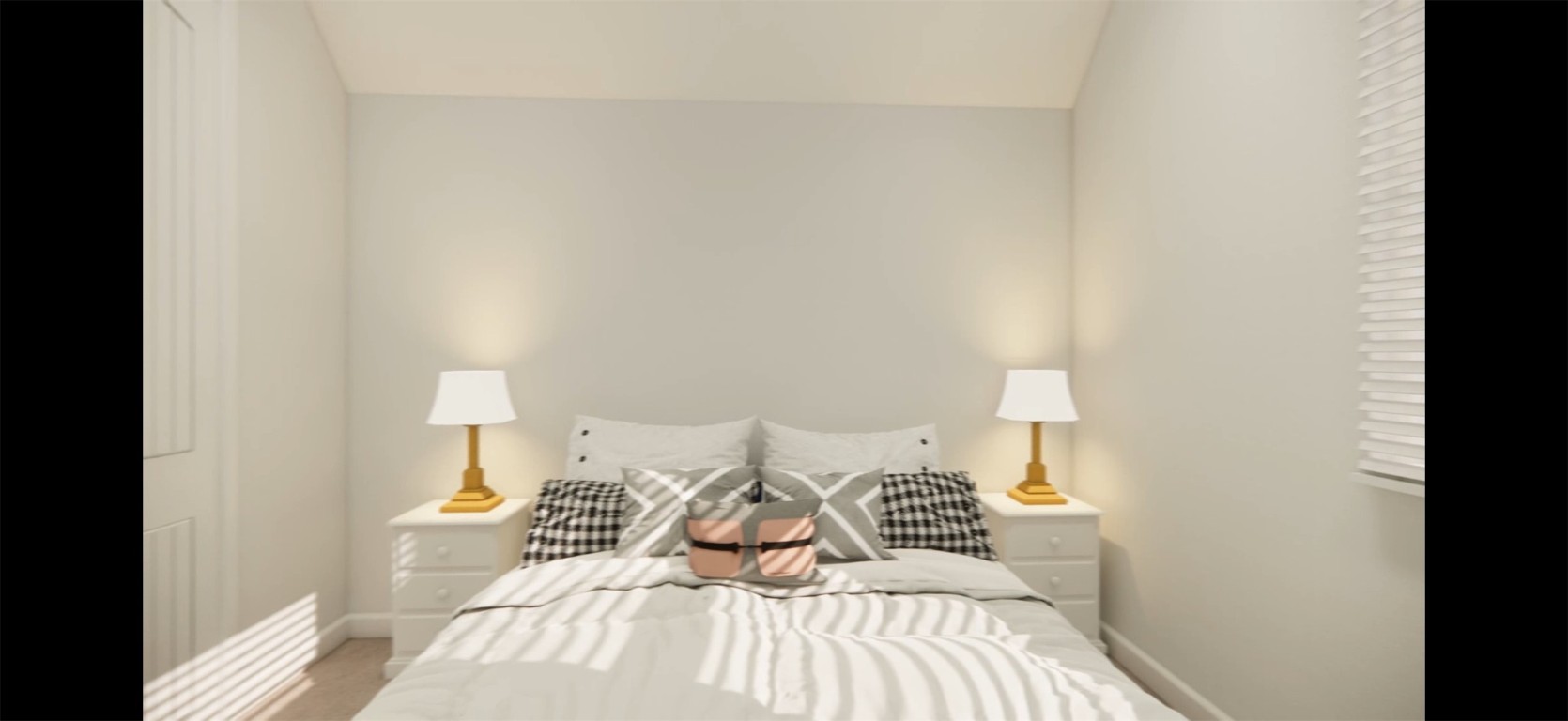 507 Algaroba Loop Buda, TX 78610 - Photo 13 of 39 a bedroom with a bed and a lamp