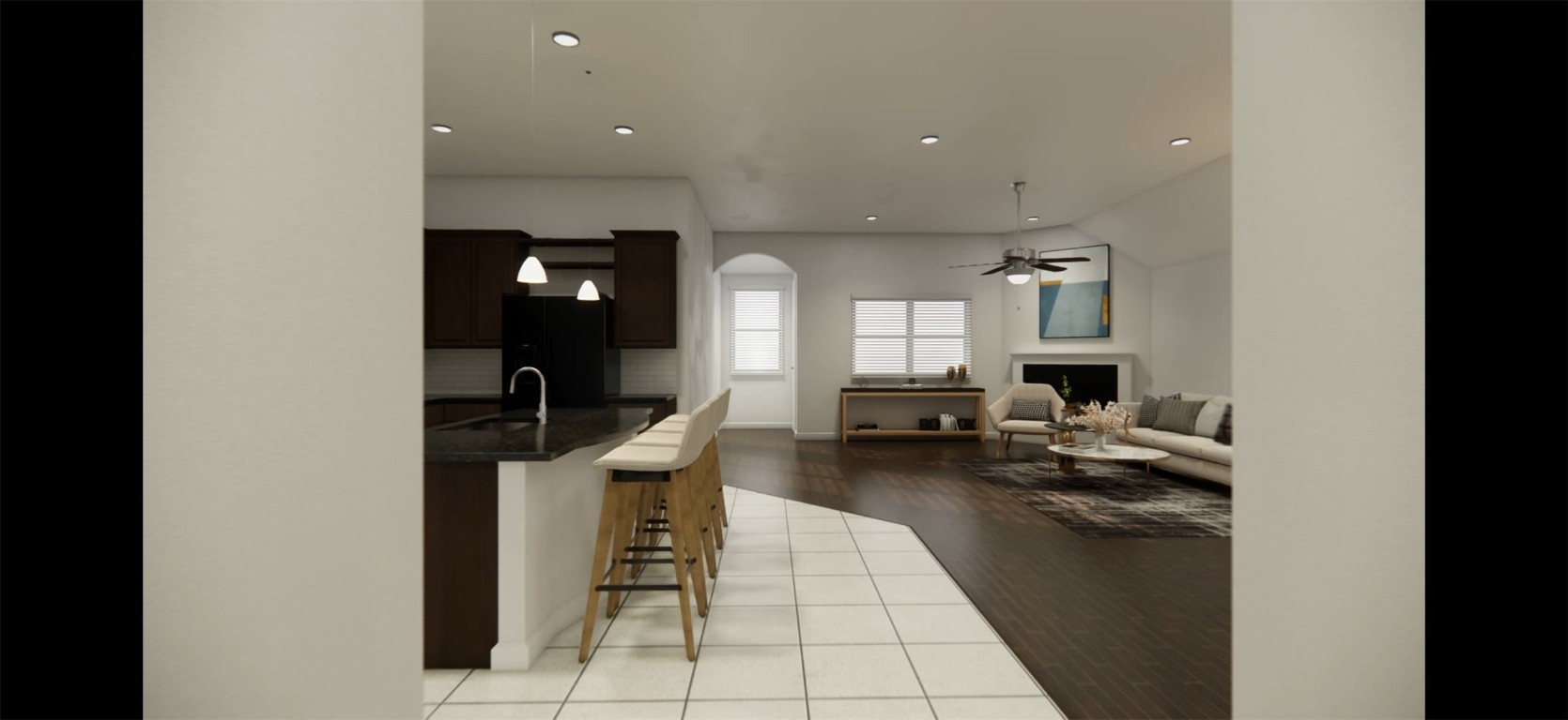 507 Algaroba Loop Buda, TX 78610 - Photo 30 of 39 a lobby with furniture and wooden floor