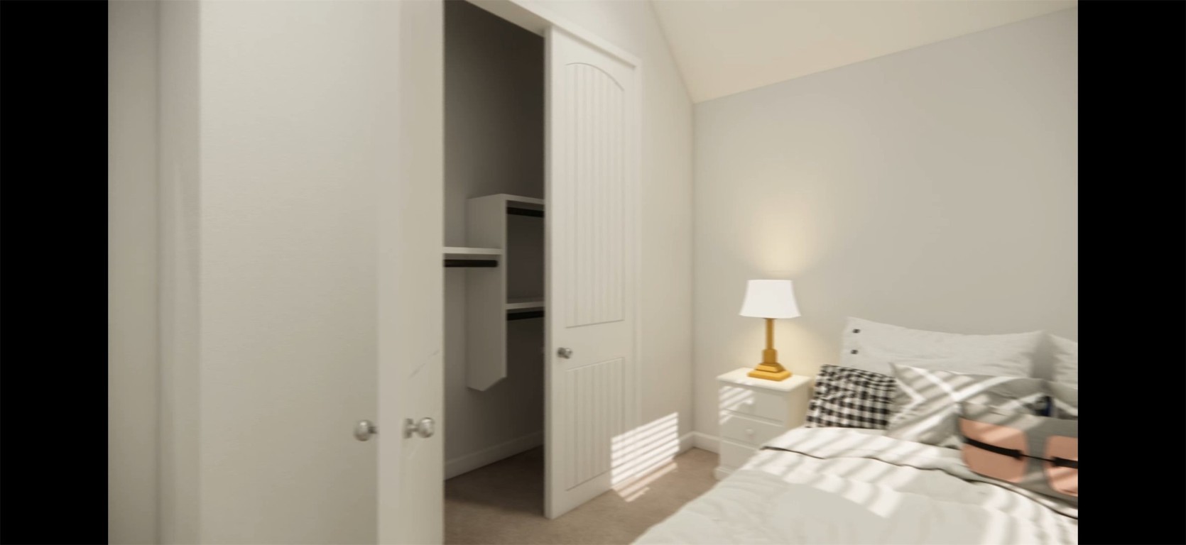 507 Algaroba Loop Buda, TX 78610 - Photo 8 of 39 a bedroom with a bed and a lamp