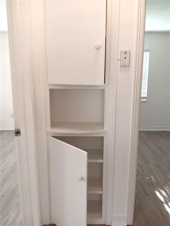 a close view of cabinet