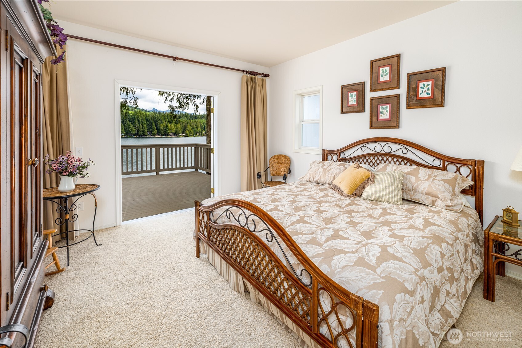 33571 Cliff Road Mount Vernon, WA 98274 - Photo 15 of 38 a bedroom with a bed and a window with outer view