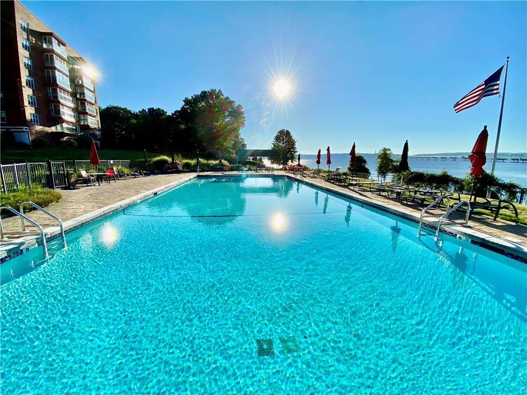 Riverfront in ground pool.