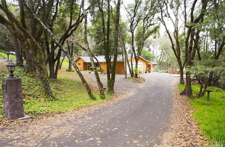 2856 Hidden Acres Road Santa Rosa, CA 95404 - Photo 1 of 1 a view of backyard with green space