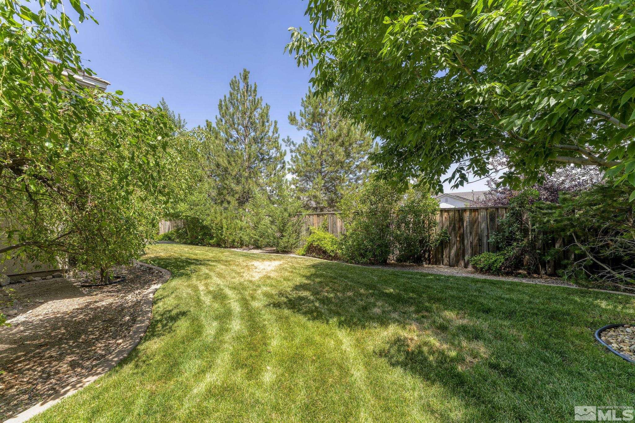 10080 Goler Wash Court Reno, NV 89521 - Photo 31 of 40 a view of a big yard with large trees