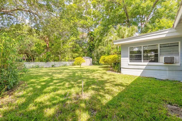a house view with a outdoor space