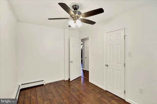 wooden floor in an empty room