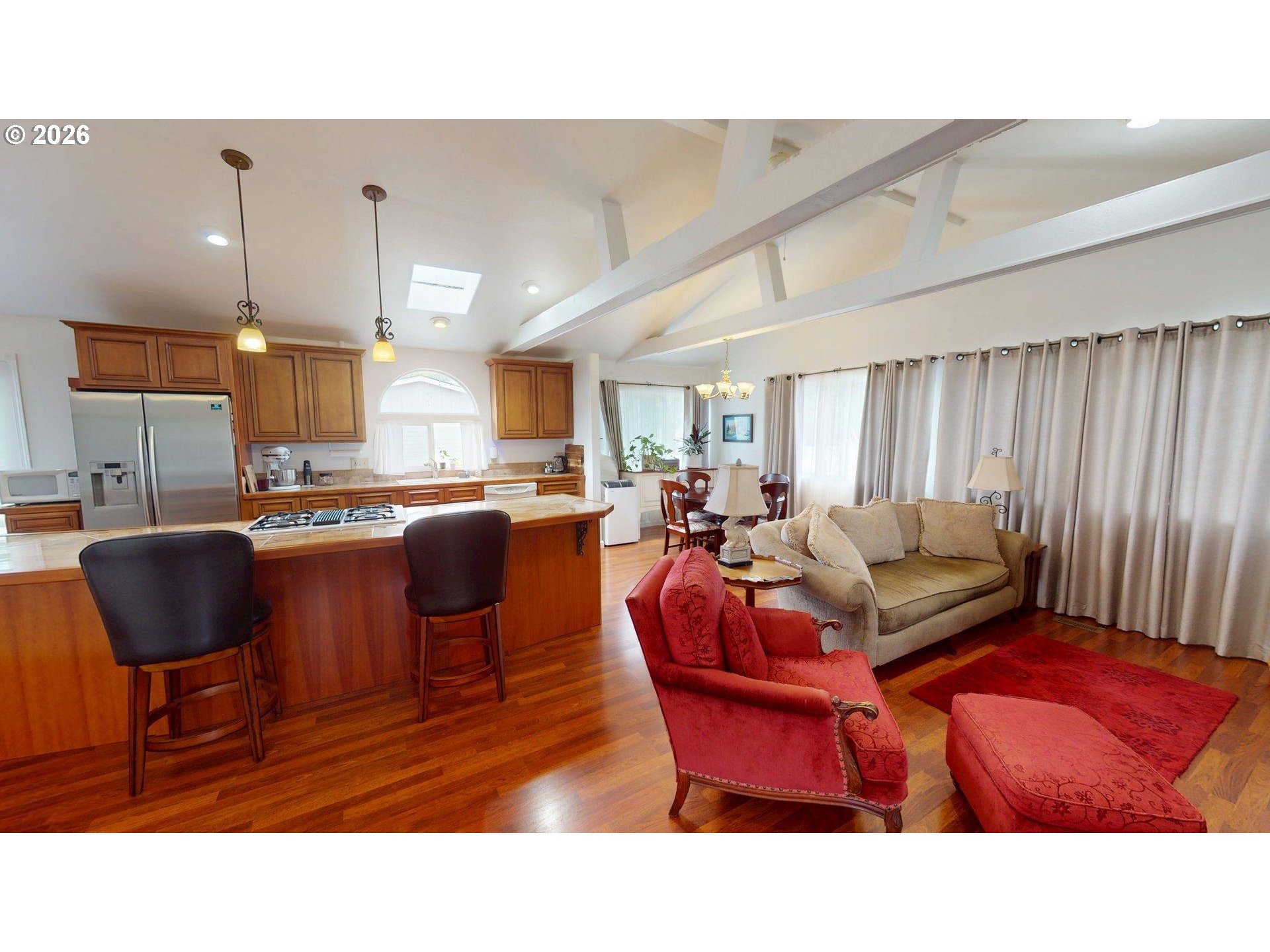 95623 Jerry's Flat Road, Unit 1 Gold Beach, OR 97444 - Photo 8 of 26 Kitchen/Living Room