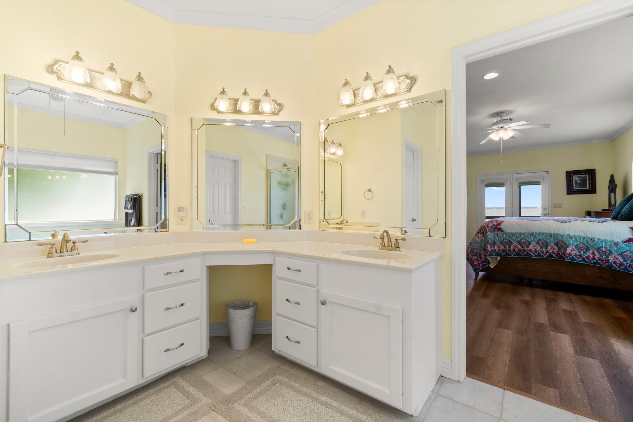 237 Vivian Road Onalaska, TX 77360 - Photo 22 of 49 Large bathroom with plenty of cabinet/storage.