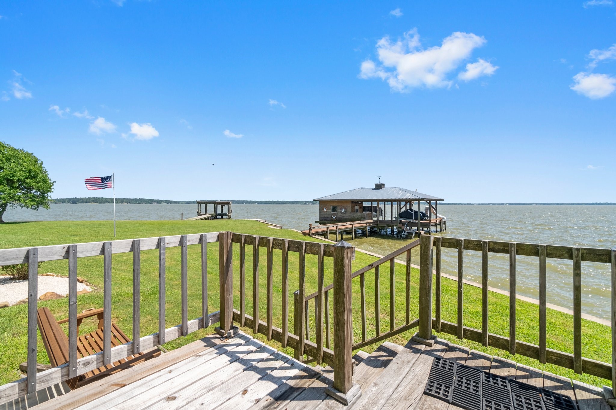 237 Vivian Road Onalaska, TX 77360 - Photo 37 of 49 Outdoor deck area and beautiful views
