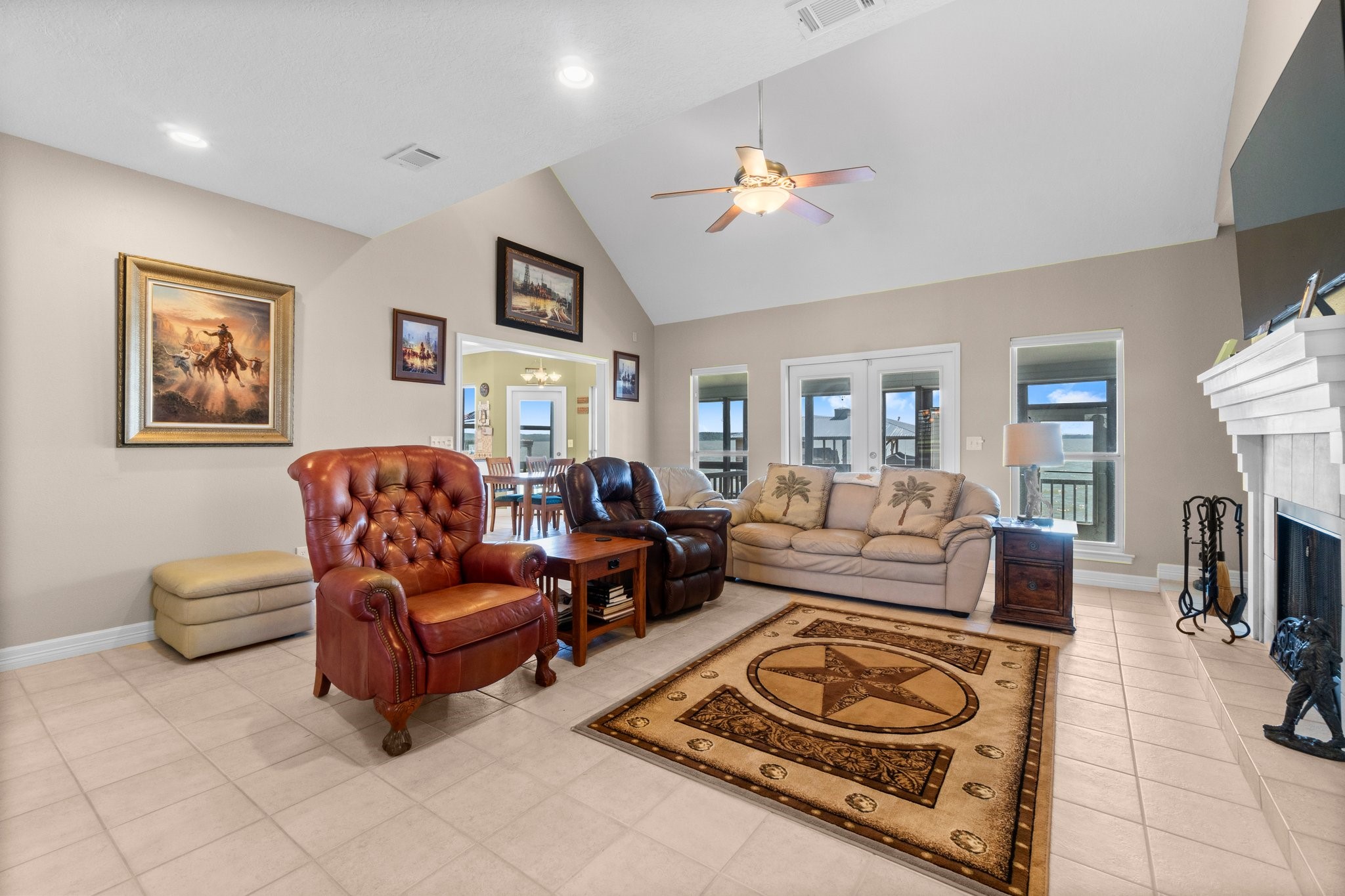 237 Vivian Road Onalaska, TX 77360 - Photo 9 of 49 Sectionals and gaming tables welcome