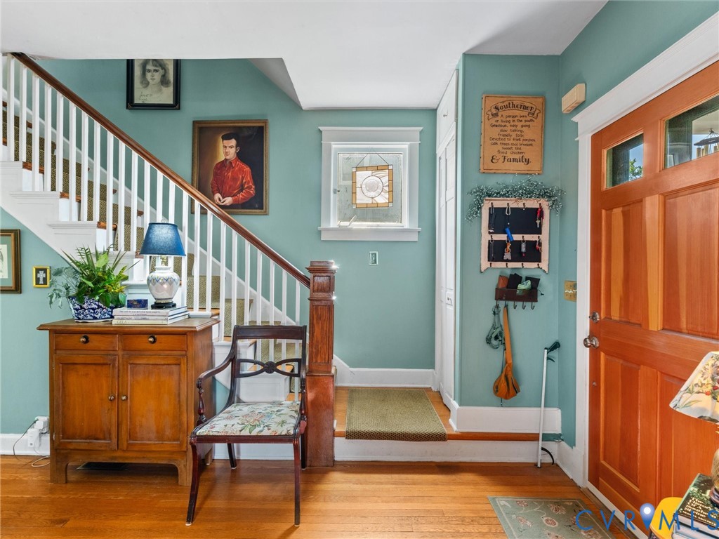 1812 Seddon Road Richmond, VA 23227 - Photo 11 of 56 Warm wood-finish flooring complements the detailed