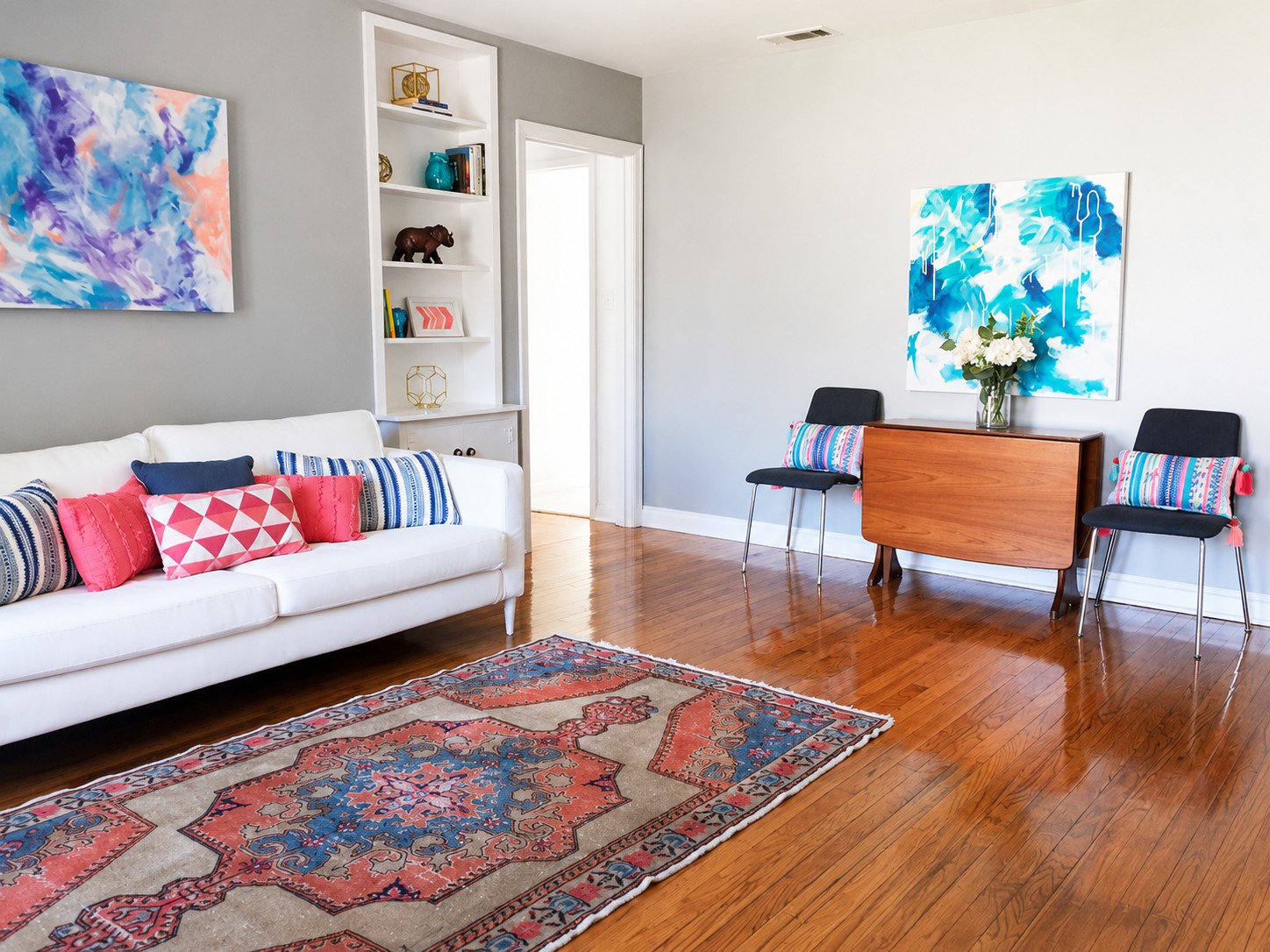 907 East 56th Street Austin, TX 78751 - Photo 4 of 13 a living room with furniture and a couch