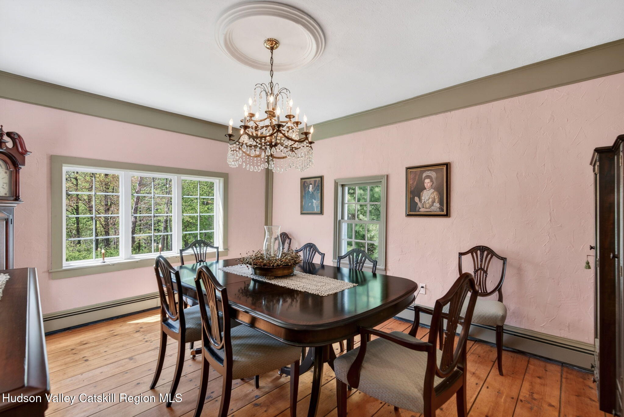 1429 Jackson Corners Road Red Hook, NY 12571 - Photo 11 of 59 a view of a dining room with furniture window and wooden floor