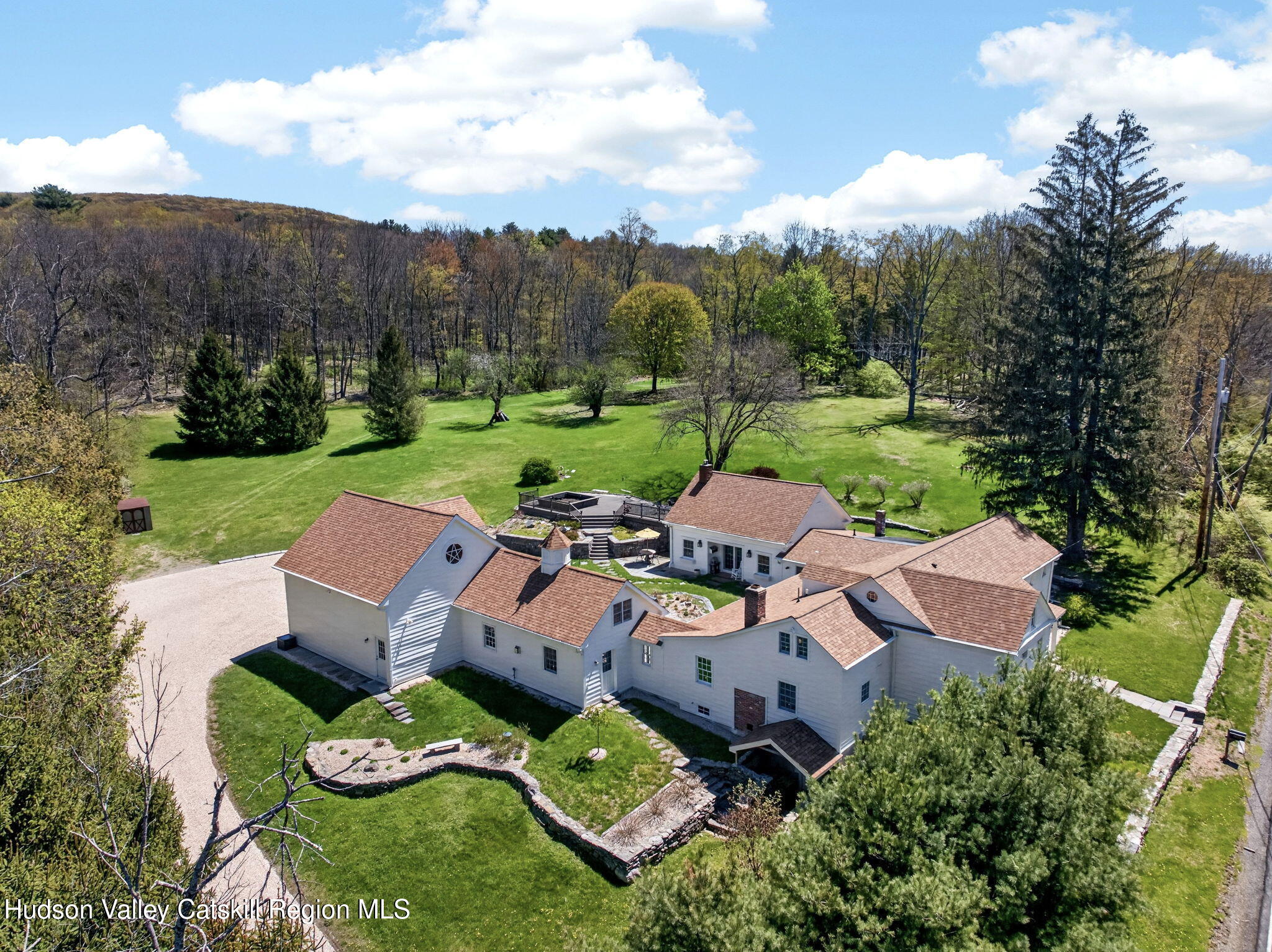 1429 Jackson Corners Road Red Hook, NY 12571 - Photo 4 of 59 an aerial view of a house with outdoor space
