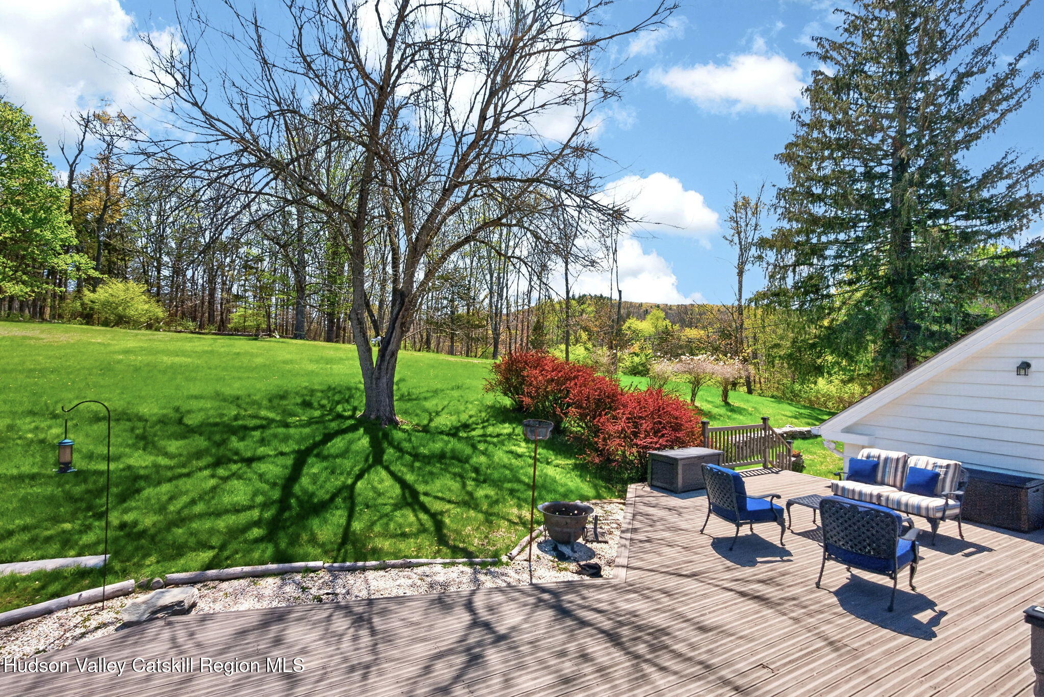 1429 Jackson Corners Road Red Hook, NY 12571 - Photo 45 of 59 a view of a backyard with sitting area
