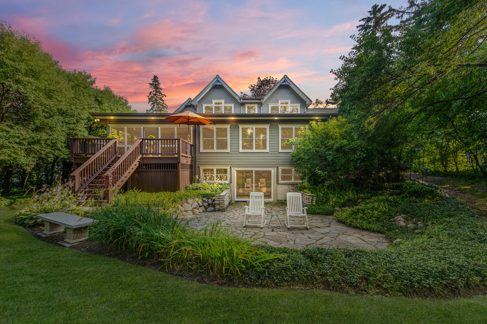 590 West Helen Road Palatine, IL 60067 - Photo 1 of 95 a front view of a house with yard