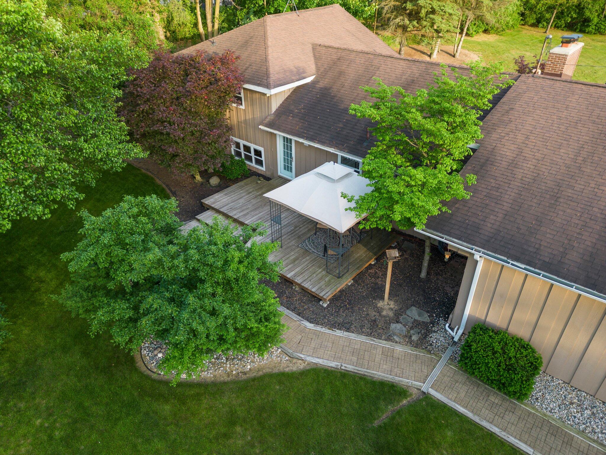 1500 Judd Road Saline, MI 48176 - Photo 77 of 117 back deck and gazebo