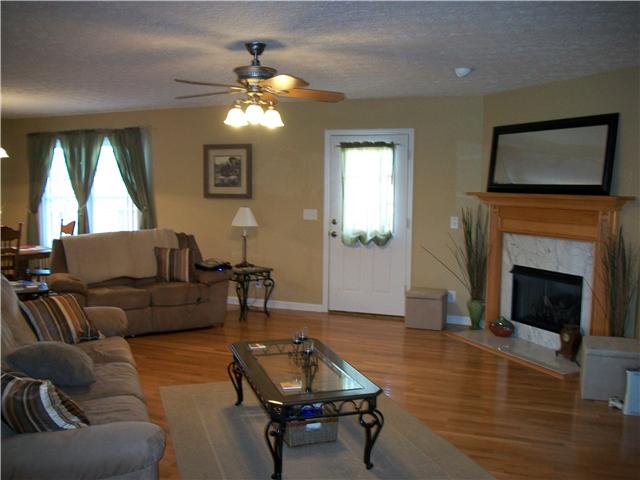 1005 Riverview Road Mount Juliet, TN 37122 - Photo 9 of 18 Awesome livingroom with hardwood floors, fireplace and lots of room to entertain.