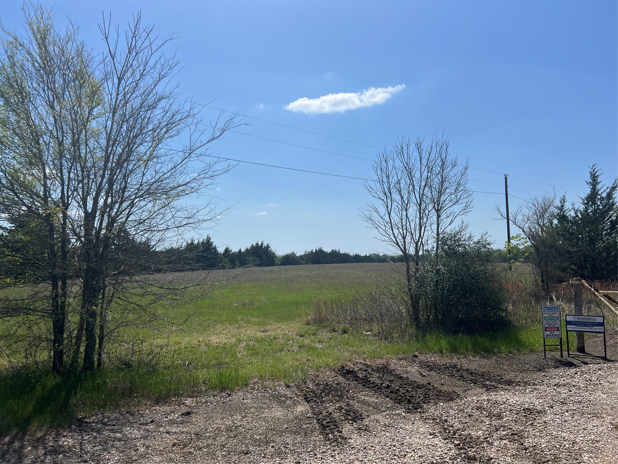 a view of a lake with a yard