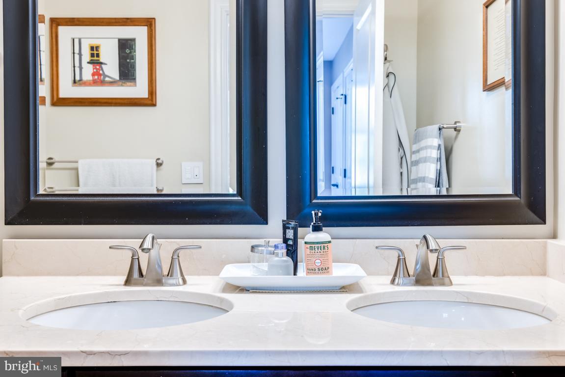 451 Ridge Street Northwest, Unit A Washington, DC 20001 - Photo 20 of 28 Dual Vanity in En Suite Bathroom