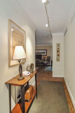 1310 North Ritchie Court, Unit 14C Chicago, IL 60610 - Photo 12 of 22 a living room with furniture and a lamp