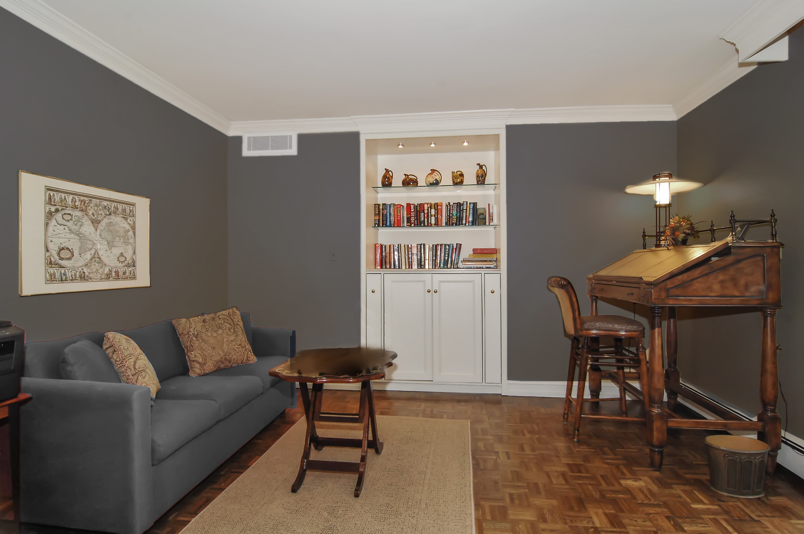 1310 North Ritchie Court, Unit 14C Chicago, IL 60610 - Photo 16 of 22 a living room with furniture a dining table and a piano