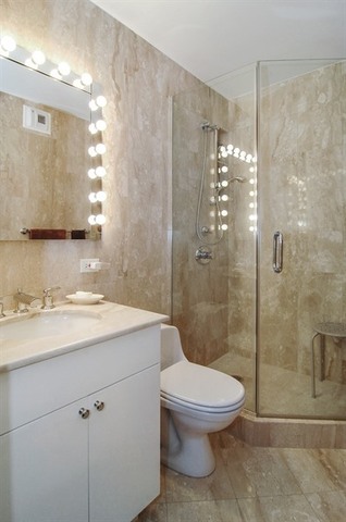 1310 North Ritchie Court, Unit 14C Chicago, IL 60610 - Photo 19 of 22 a bathroom with a sink a toilet and shower