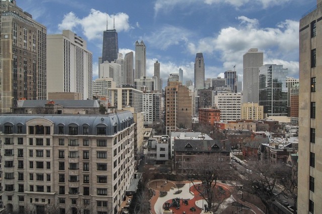 1310 North Ritchie Court, Unit 14C Chicago, IL 60610 - Photo 2 of 22 a view of a city with tall buildings