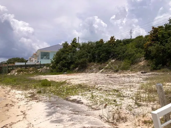 a view of a lake with houses