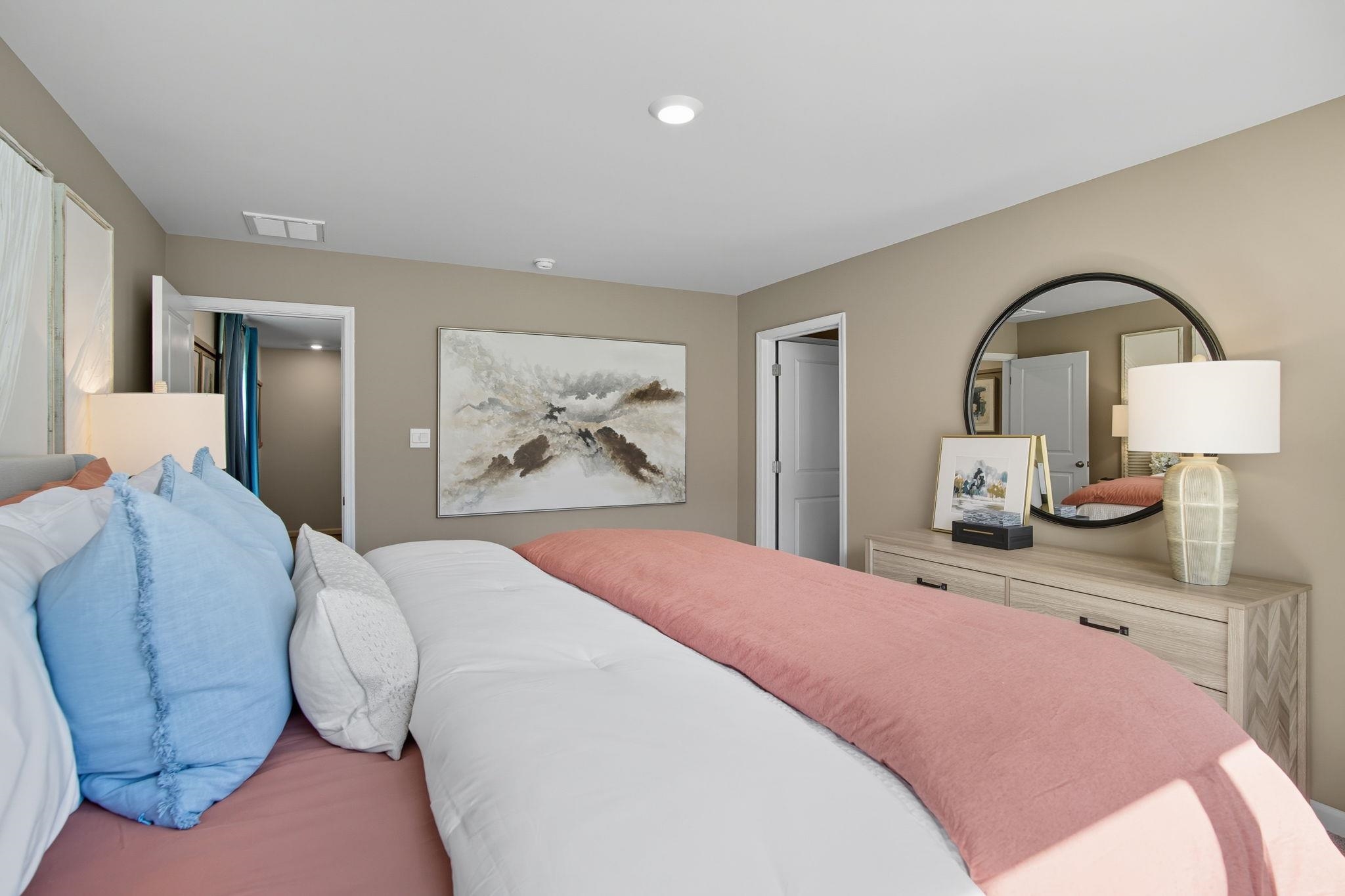 113 Meadow Ridge Way Staunton, VA 24401 - Photo 24 of 30 a bedroom with a bed and glass windows