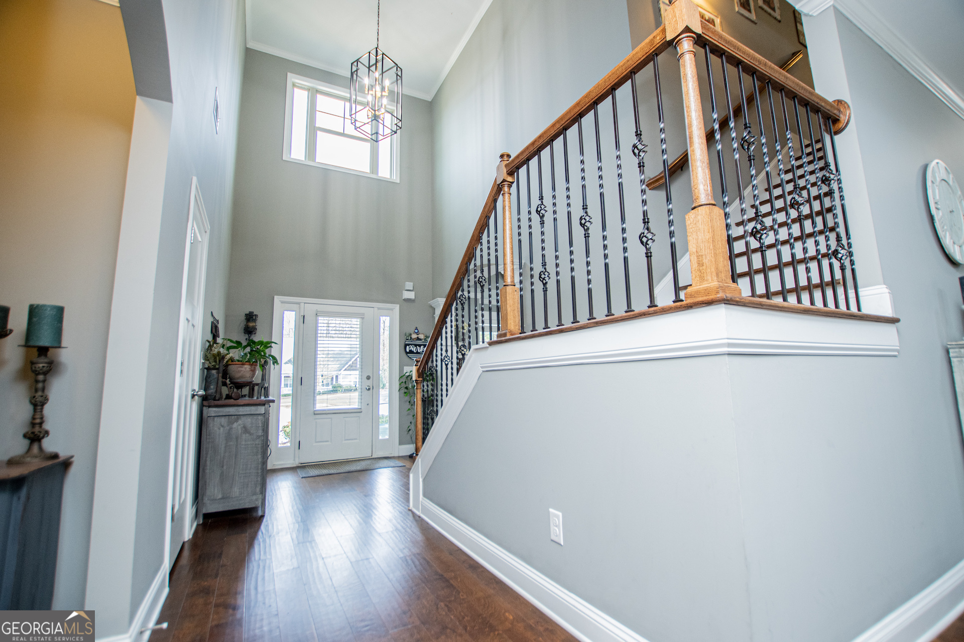 201 Overton Point Carrollton, GA 30116 - Photo 17 of 87 a view of entryway and hall with wooden floor