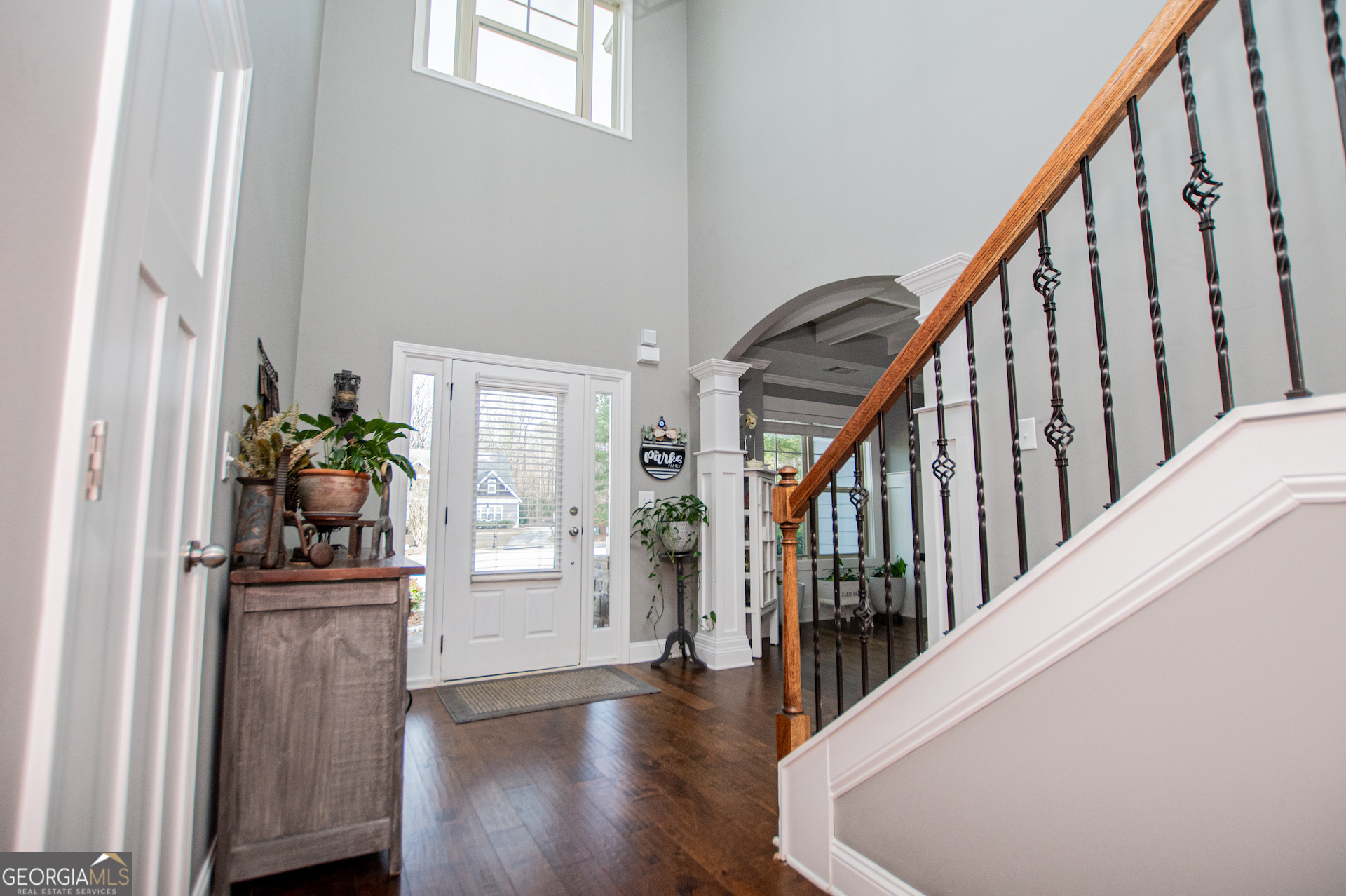 201 Overton Point Carrollton, GA 30116 - Photo 18 of 87 a view of an entryway with wooden floor and windows