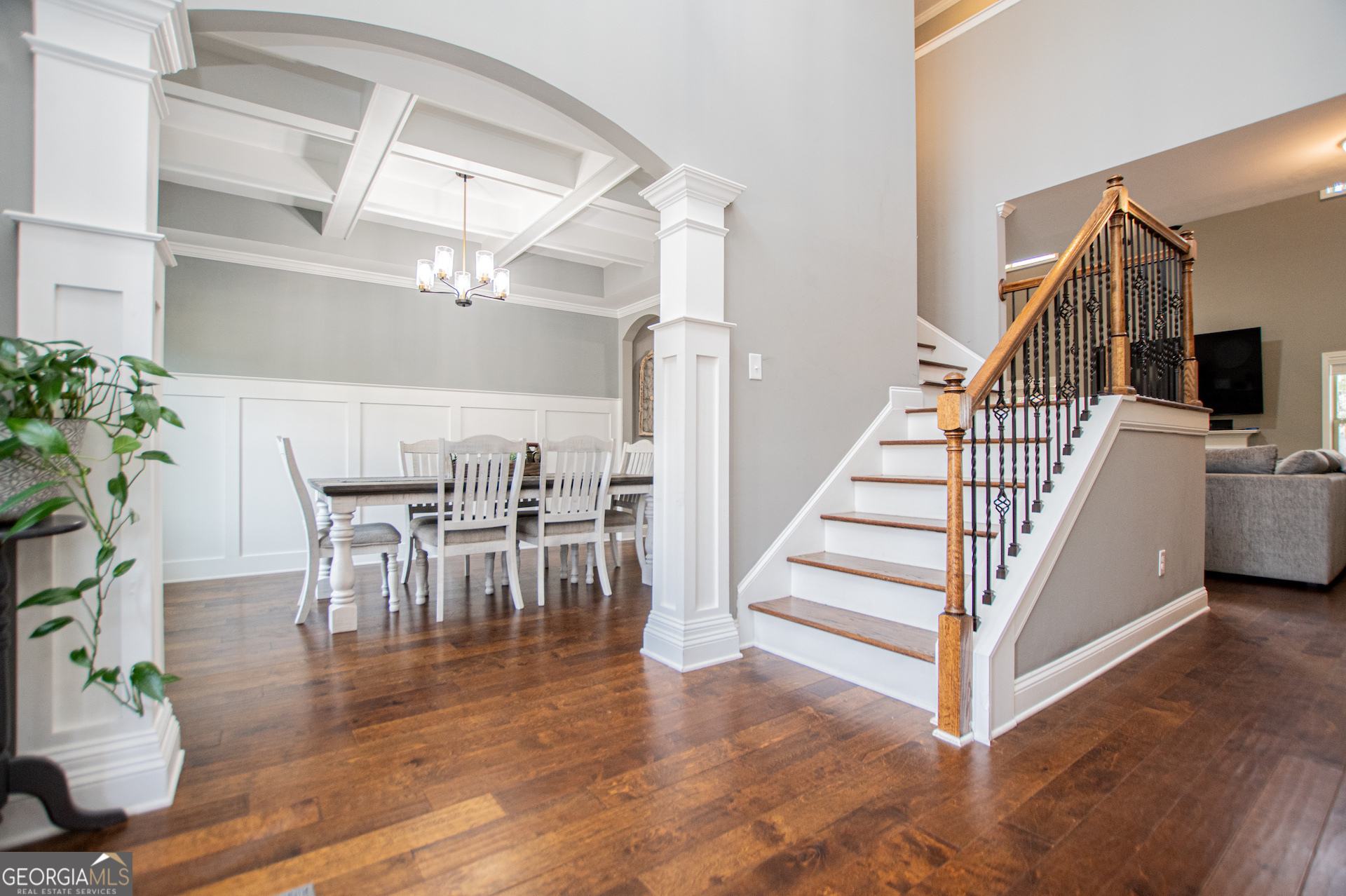 201 Overton Point Carrollton, GA 30116 - Photo 19 of 87 a view of a dining room with furniture entryway and wooden floor