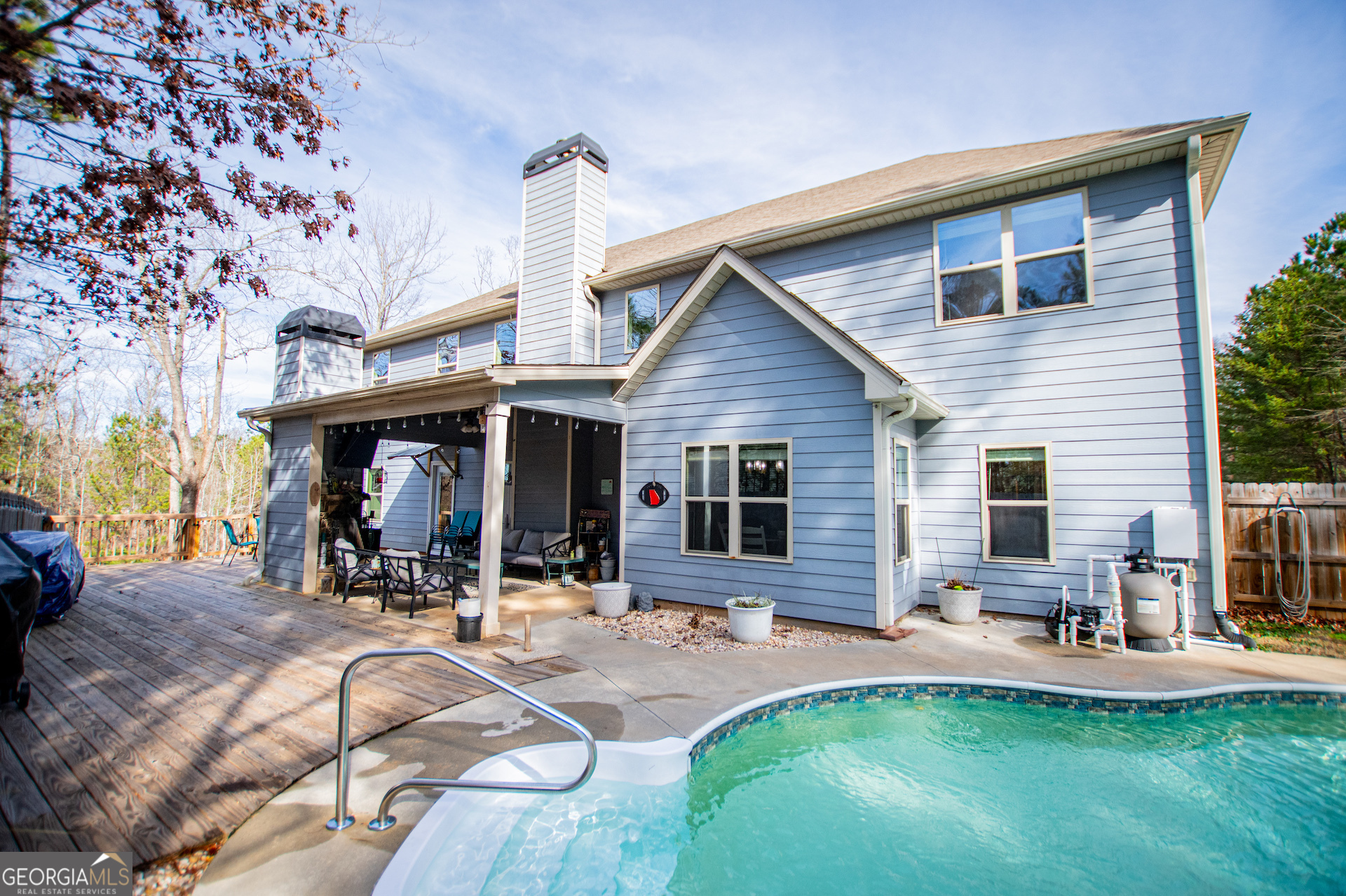 201 Overton Point Carrollton, GA 30116 - Photo 78 of 87 a view of a house with furniture and yard