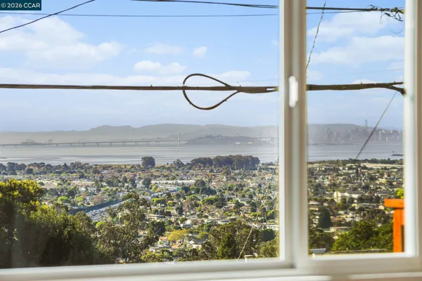 a view of sky from window