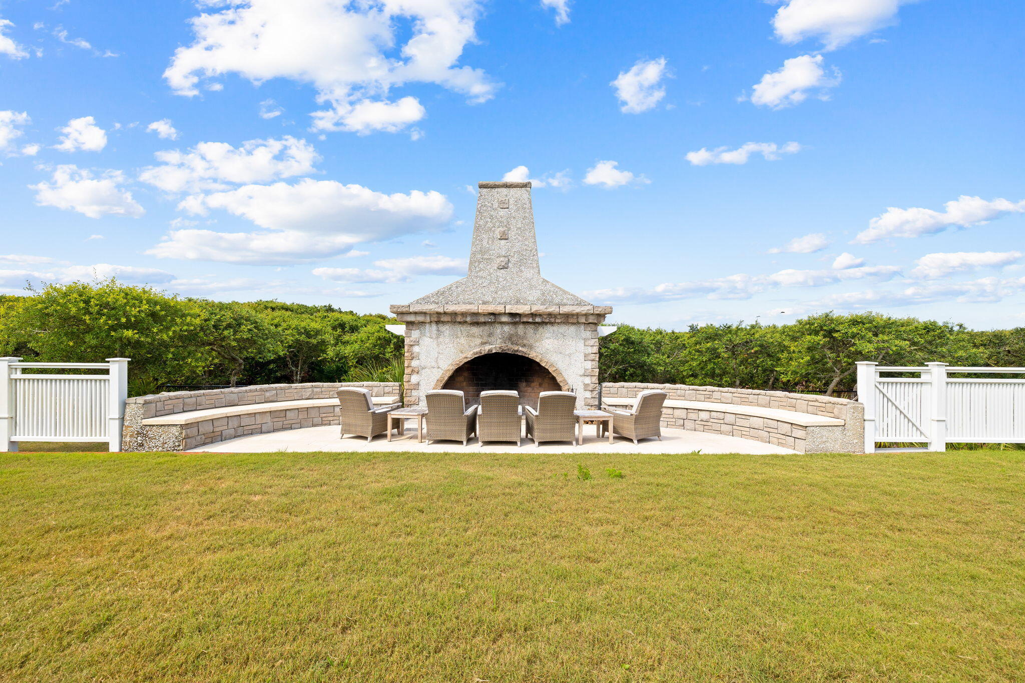 337 Bridge Lane, Unit 421B Watersound, FL 32461 - Photo 32 of 41 Outdoor fireplace