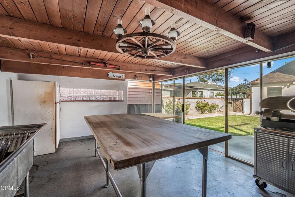 336 Doris Avenue Oxnard, CA 93030 - Photo 33 of 44 a view of a table and chairs in roof