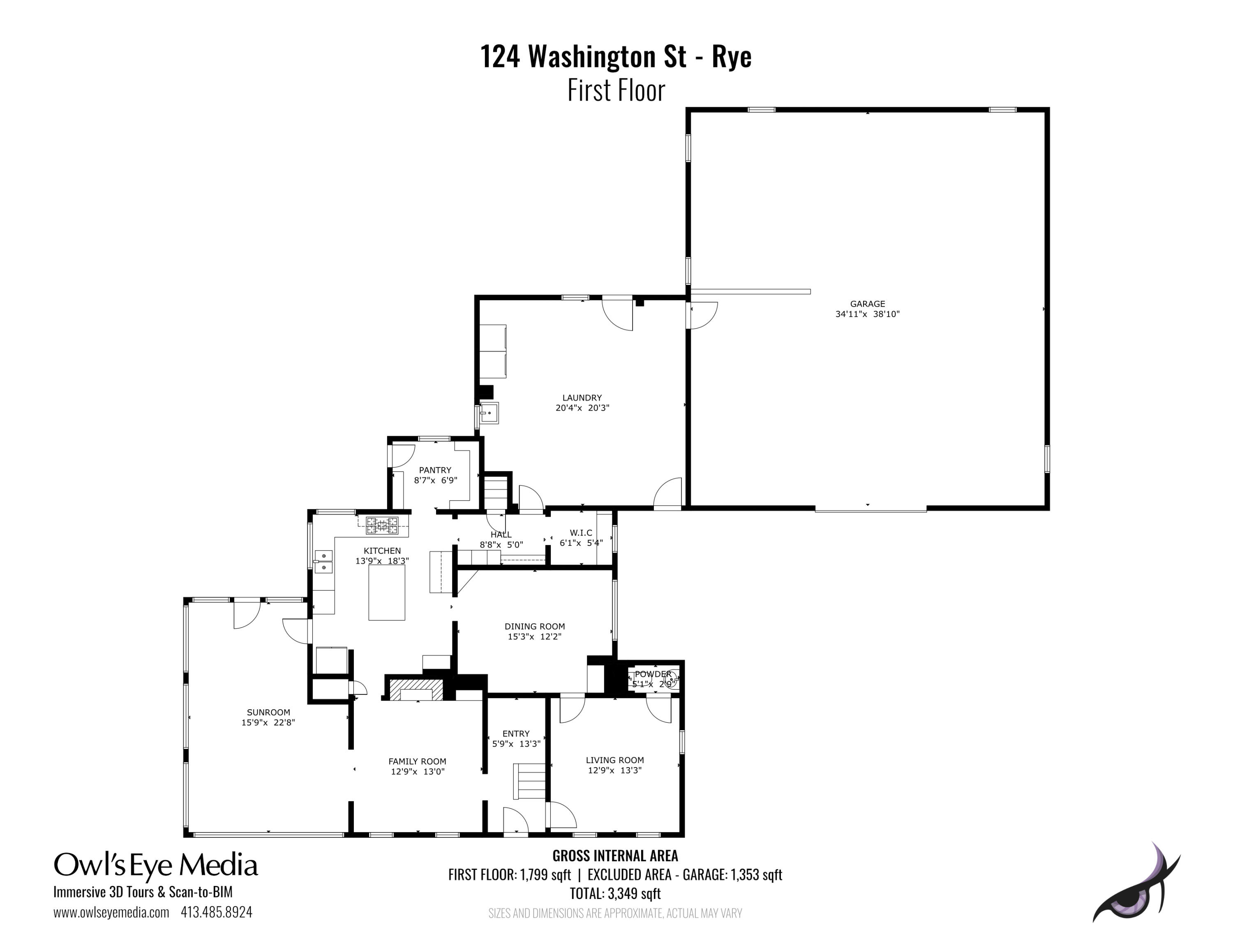 124 Washington Road Rye, NH 03870 - Photo 62 of 65 1-124WashingtonRd-Rye_FloorPlans-F1