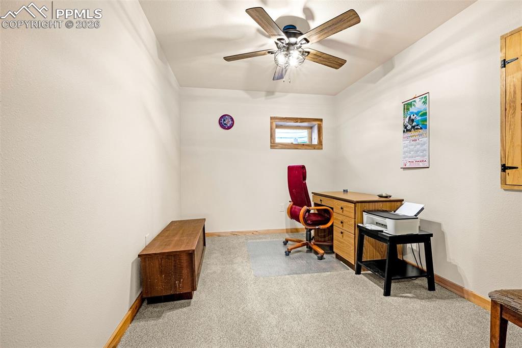 8480 Delaware Road Colorado Springs, CO 80926 - Photo 22 of 49 Non-conforming bedroom with closet in basement