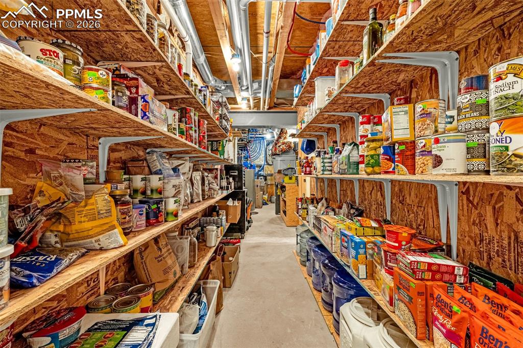 8480 Delaware Road Colorado Springs, CO 80926 - Photo 26 of 49 View of storage room in basement- there are 2 storage rooms