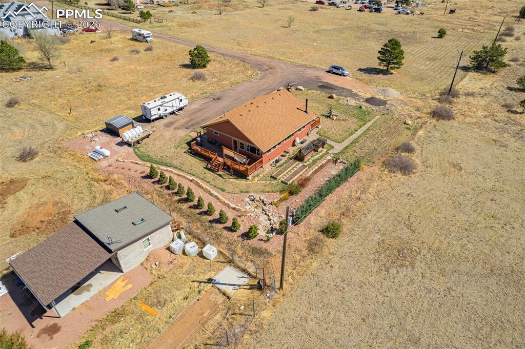 8480 Delaware Road Colorado Springs, CO 80926 - Photo 42 of 49 Aerial view of property's location featuring rural landscape
