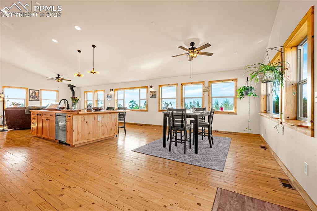 8480 Delaware Road Colorado Springs, CO 80926 - Photo 8 of 49 Dining area in open concept living