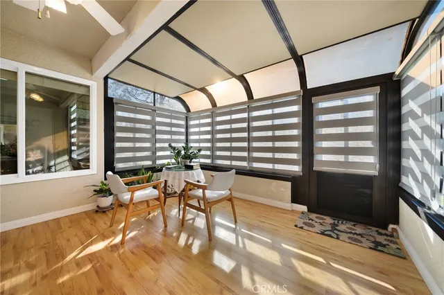 a living room filled with furniture