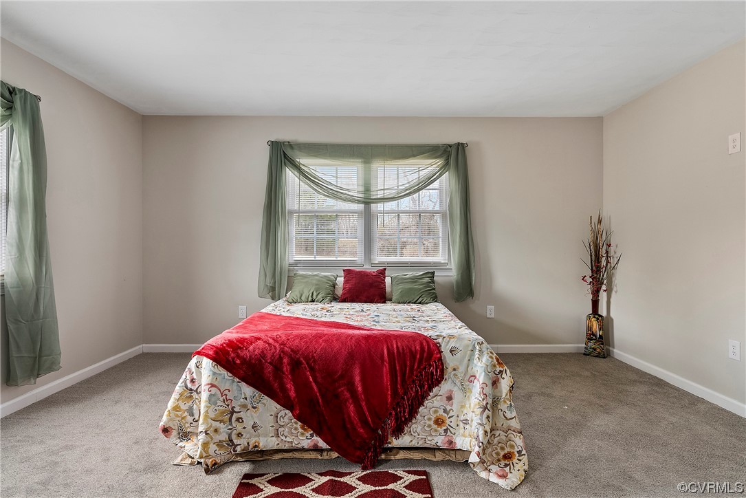 988 3 Notch Road Kents Store, VA 23084 - Photo 12 of 32 Bedroom featuring light carpet, master bathroom, a