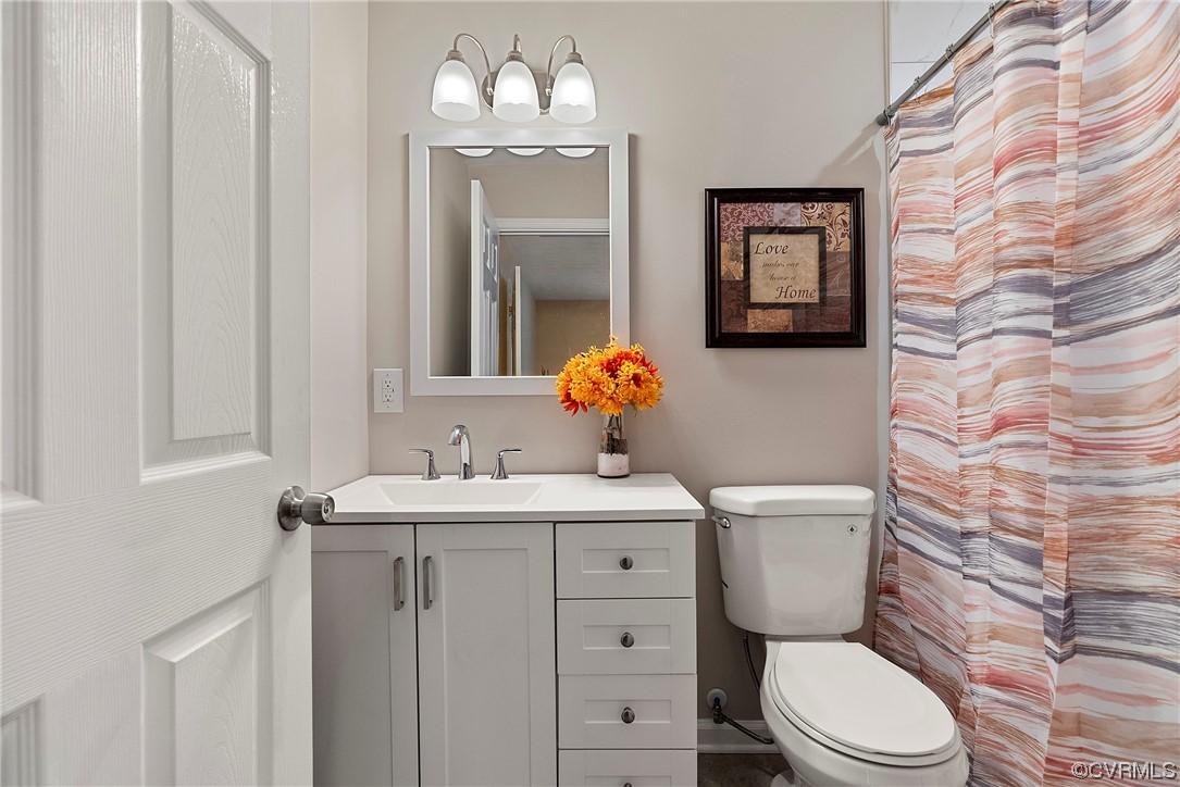 988 3 Notch Road Kents Store, VA 23084 - Photo 17 of 32 Bathroom with toilet and vanity