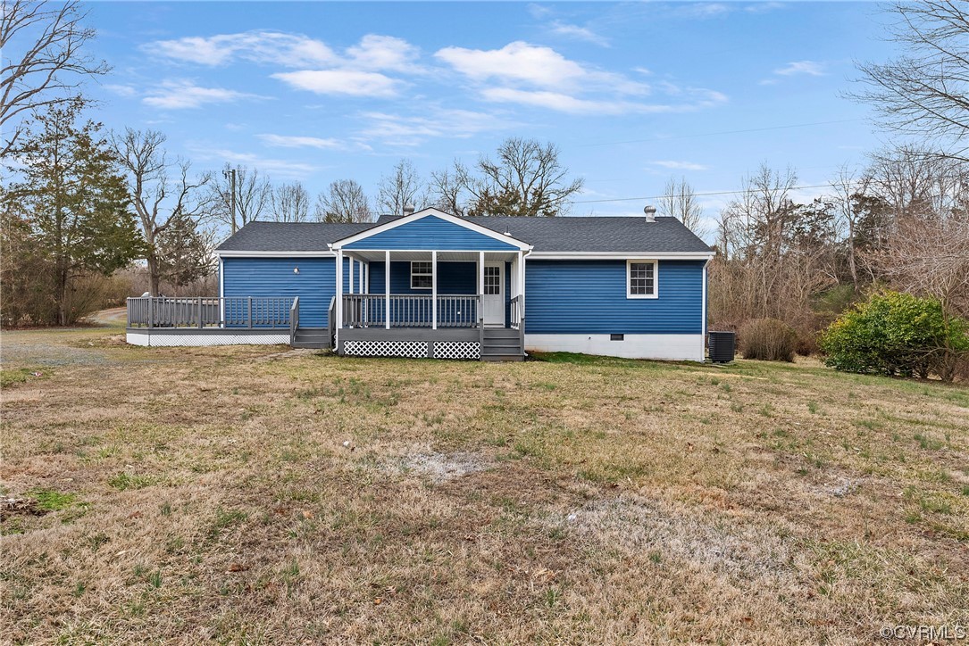 988 3 Notch Road Kents Store, VA 23084 - Photo 31 of 32 Rear view of property